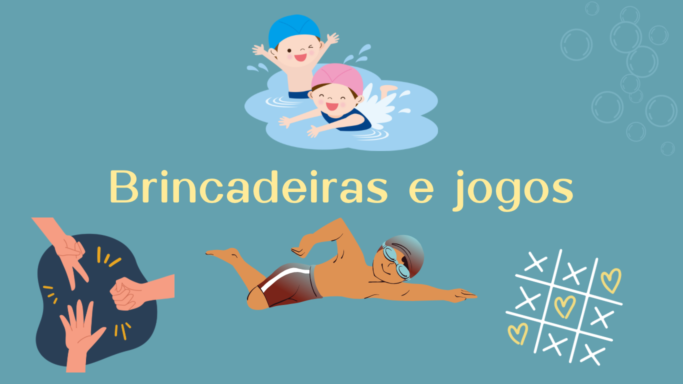 Brincadeiras e jogos na natação